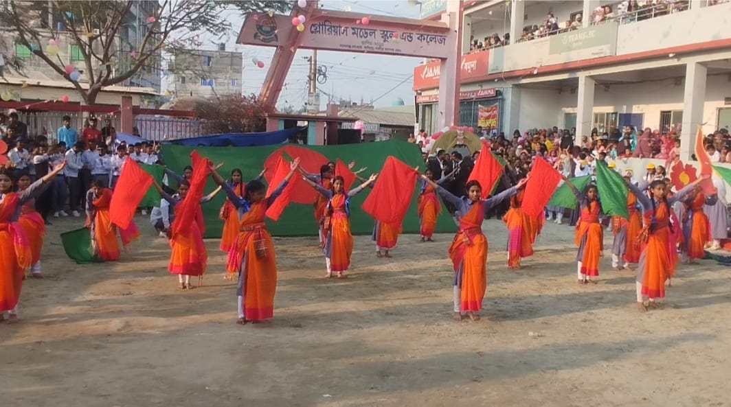 উৎসবমুখর পরিবেশে গ্লোরিয়াস মডেল স্কুল এন্ড কলেজে ১৬তম বার্ষিক ক্রীড়া প্রতিযোগিতা ও কৃতি শিক্ষার্থী সংবর্ধনা